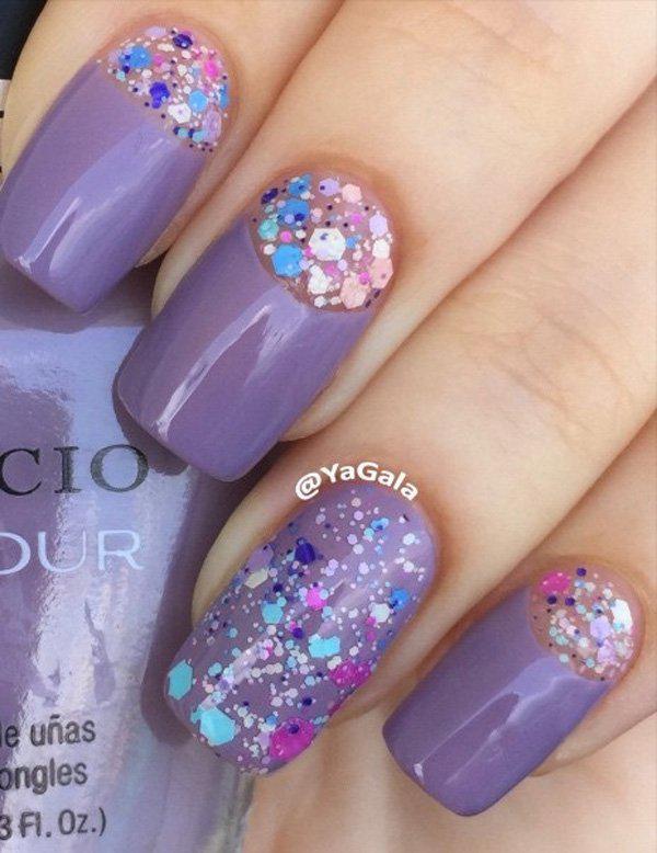 50 Half Moon Nail Art Ideas | Art and Design