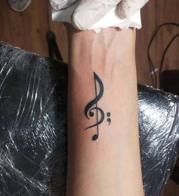 Semicolon tattoo by @jktat2 | Instagram