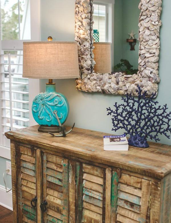 blue octopus table lamp