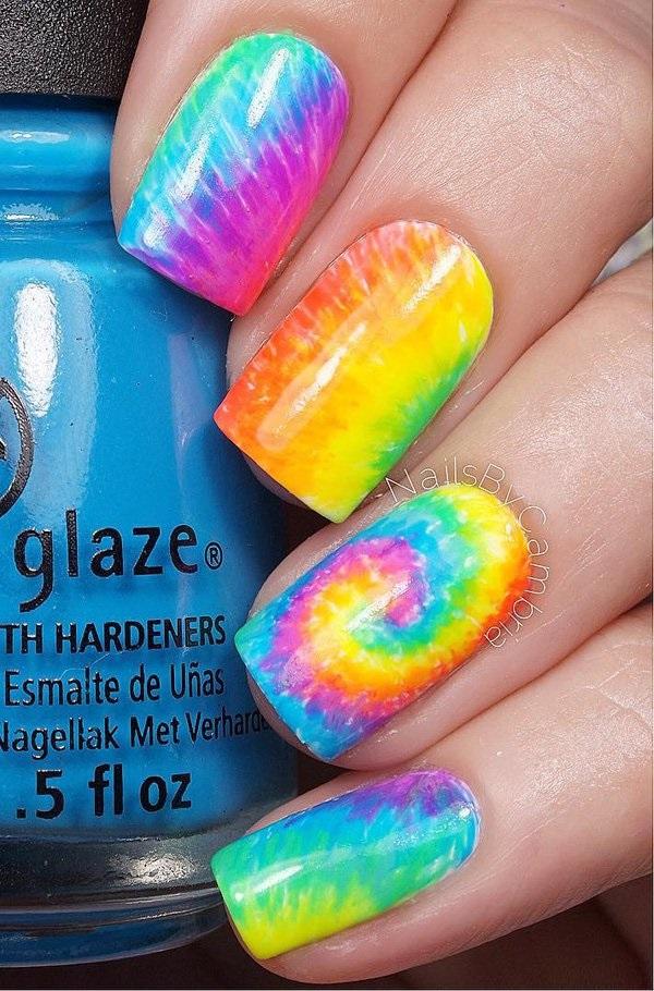 30 Rainbow Nail Art Ideas That Will Make You Smile All Day Long Hatinews