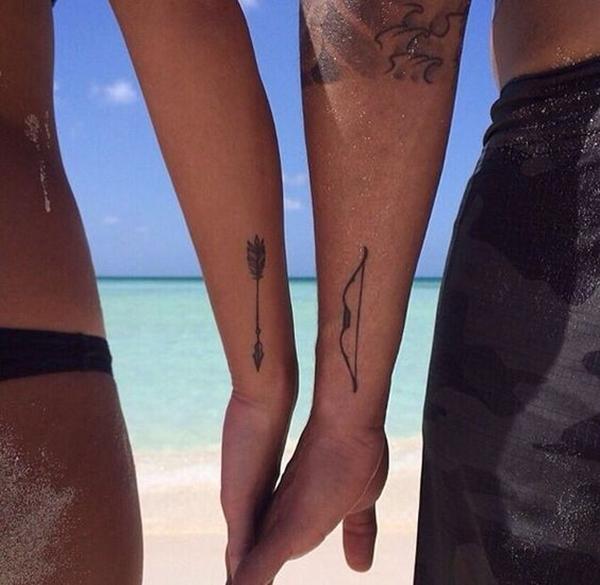 30+ Couple Tattoo Ideas | Cuded (14)