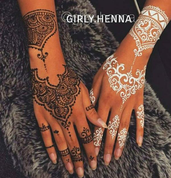 White Henna Design-21