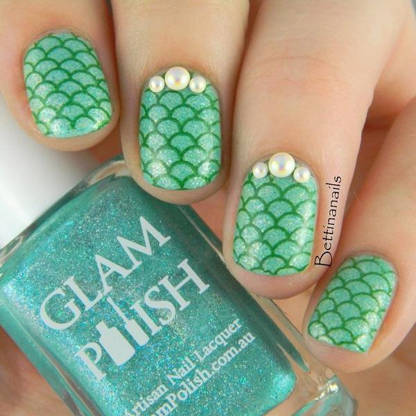 45 Ocean Nail Art Ideas | Art and Design