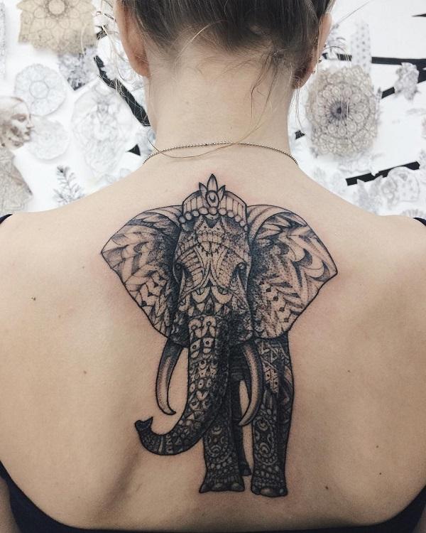 30+ Indian Elephant Tattoos - Symbolism and Design Ideas | Cuded