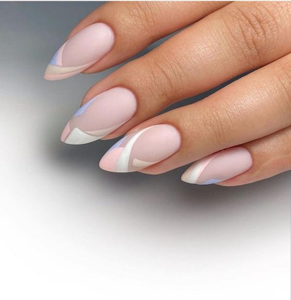 36 Best short almond nails designs for Winter 2021 - Page 5 of 5 - Hi  Fashion Girl | Unghie idee, Unghie eleganti, Unghie semplici ed eleganti