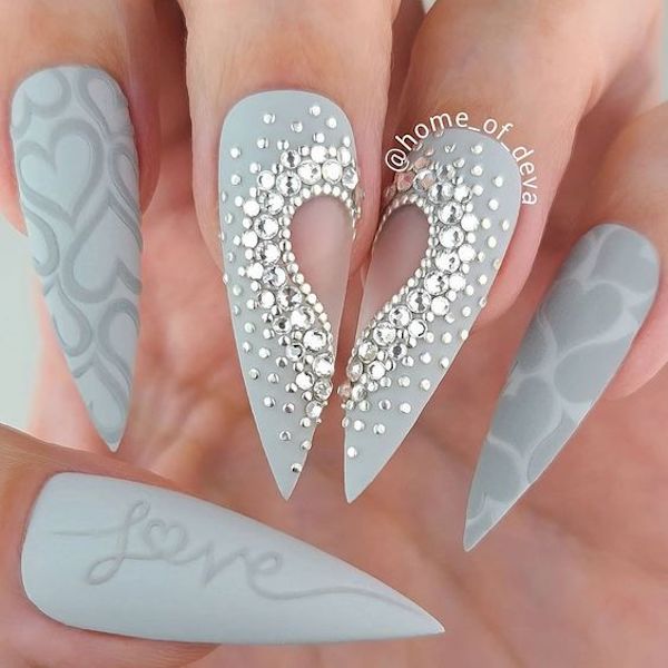 Rhinestone Luxury nail