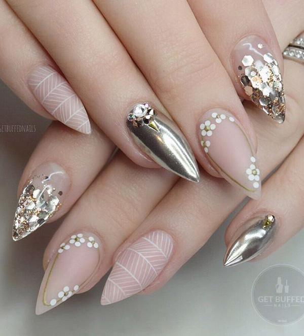 50 Rhinestone Nail Art Ideas Art and Design
