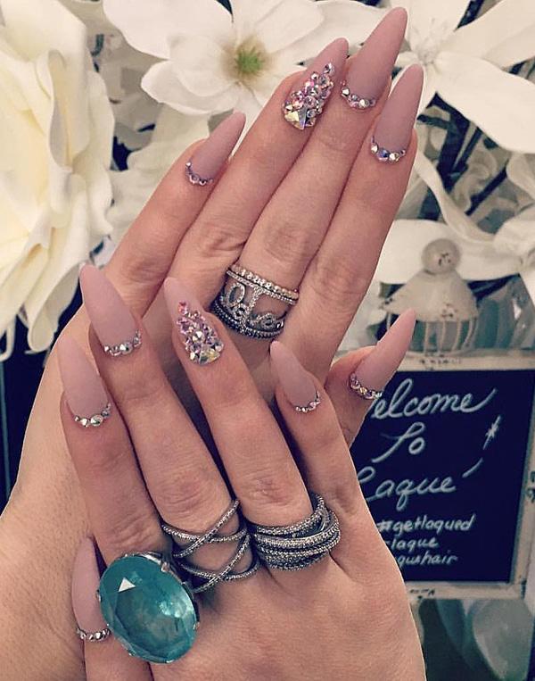 50 Rhinestone Nail Art Ideas Art and Design