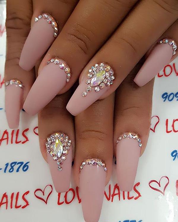 50 Rhinestone Nail Art Ideas Art and Design