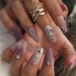 50 Rhinestone Nail Art Ideas