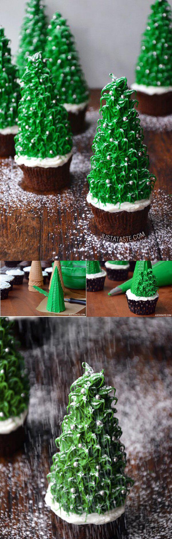 christmas-tree-cupcakes