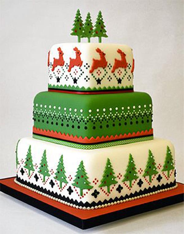 festive-nordic-celebration-cake-created-using-fmm-press-ice-pattern