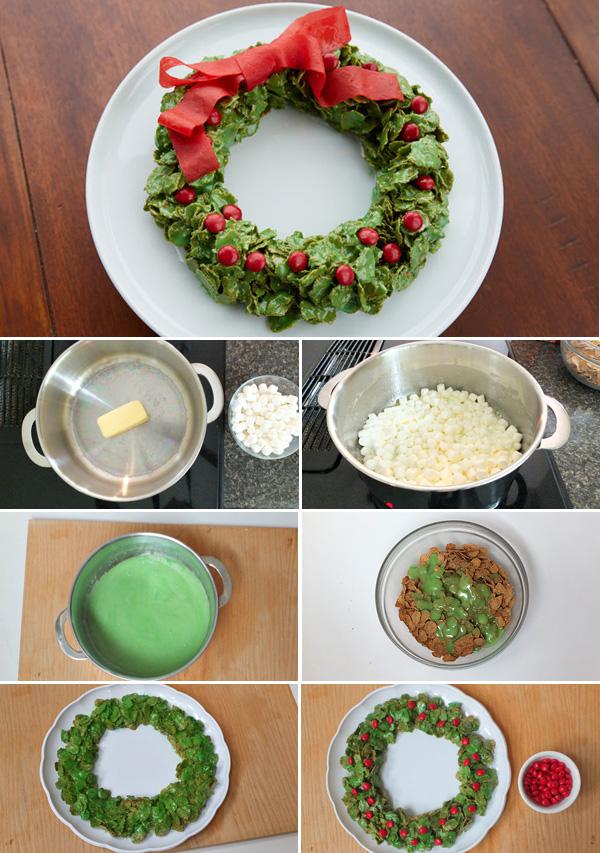 marshmallow-christmas-wreath-cookie-cake