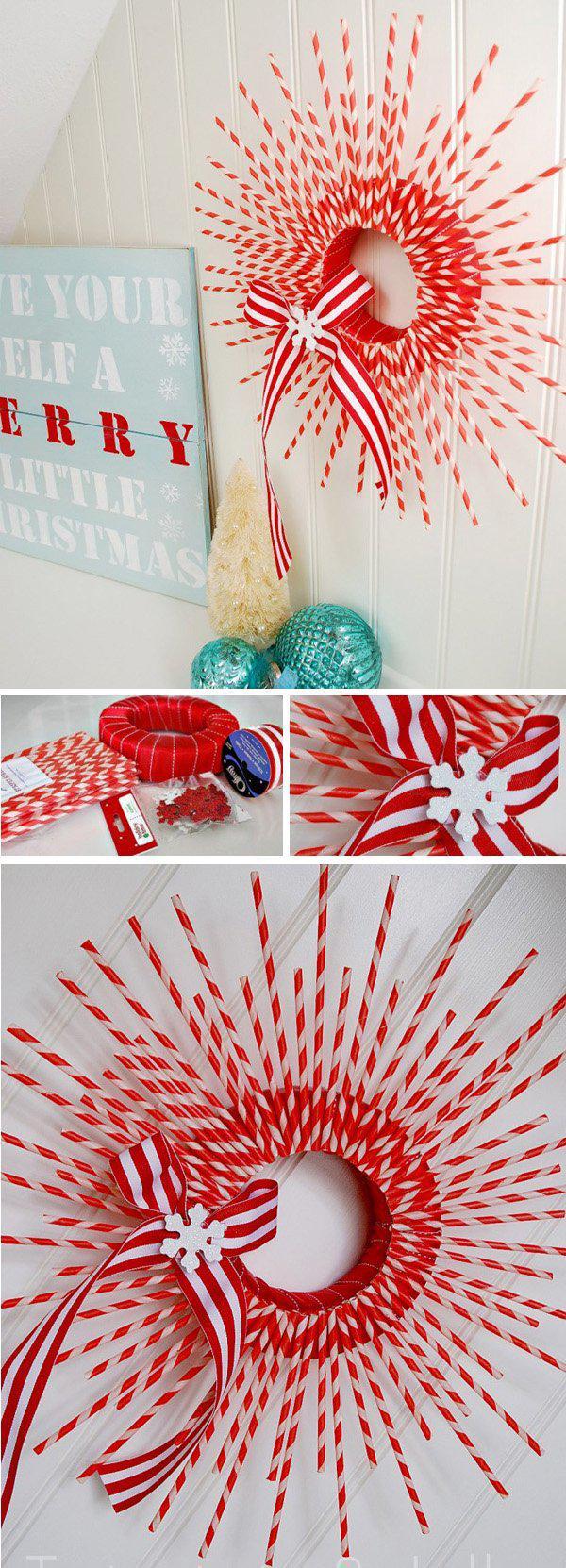 striped-paper-straw-wreath