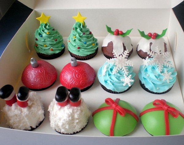 Christmas Cupcakes Decoration Ideas How To Decorate Top Of A - Awesome Christmas Moment