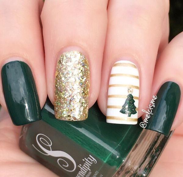 60 Joyful Christmas Nails Ideas | Art and Design