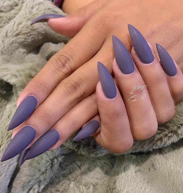 60 Dark Nails For Winter Art And Design