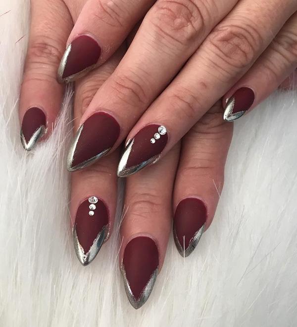 60 Dark Nails For Winter Art And Design