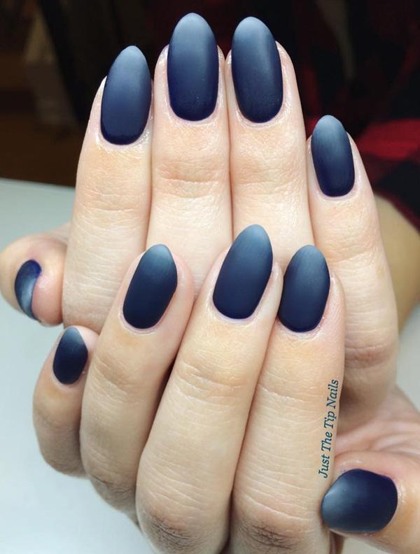 60 Dark Nails For Winter Art And Design