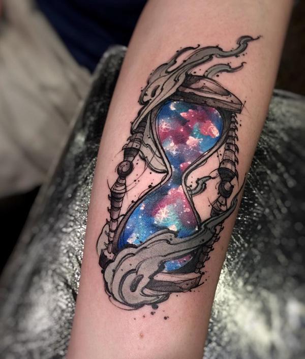 Creative Hourglass Tattoo Ideas for Men  Women  Tattoo Glee