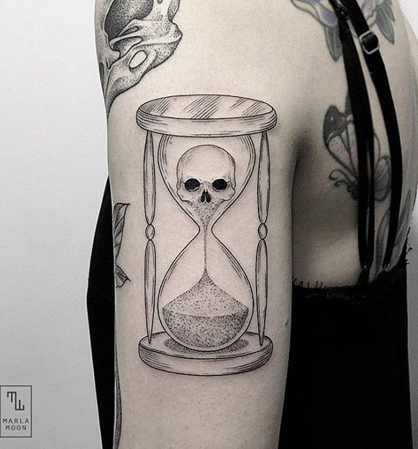 60 Hourglass Tattoo Ideas Art and Design