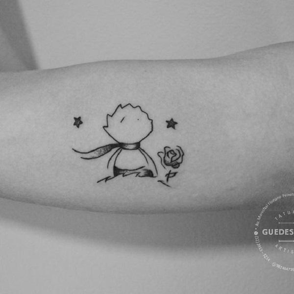 The Little Prince and His Fox Tattoo Idea