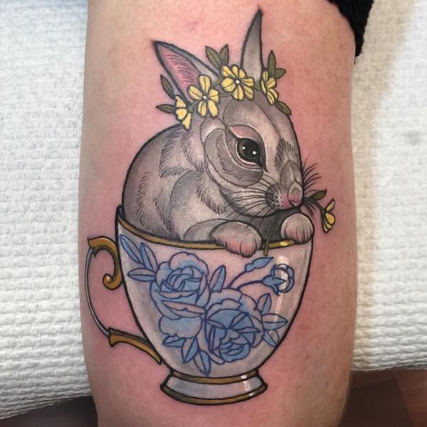 15 Top Rabbit Tattoo Design Ideas With Meaning in 2020  inktells