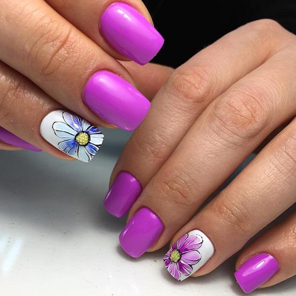 45 Purple Nail Art Designs | Art and Design