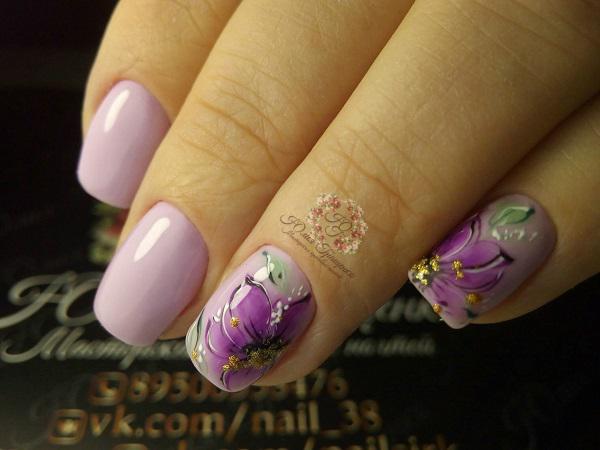 45 Purple Nail Art Designs | Art and Design