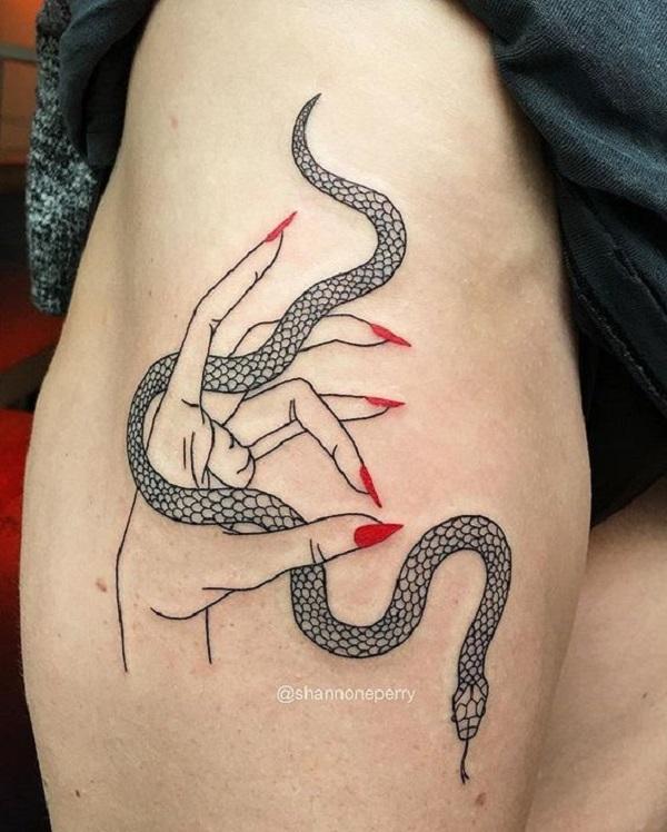 Top 75 Glamorous Snake Tattoo Ideas With Their Meaning