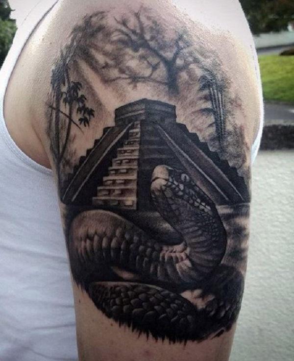 Mayan Serpent Tattoo