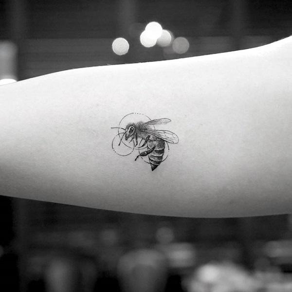 41 Cute Bumble Bee Tattoo Ideas for Girls  StayGlam