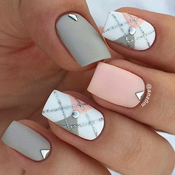 nails designs short square
