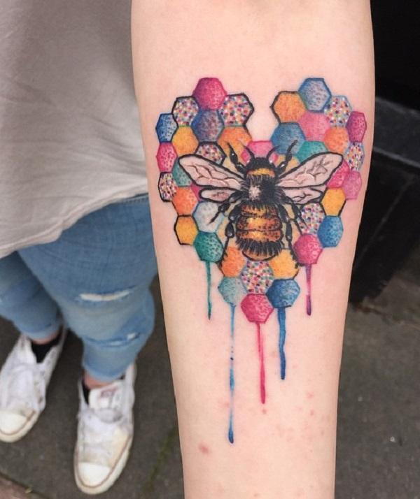 366 Trendy Bee Tattoo Ideas To Try Out This Year