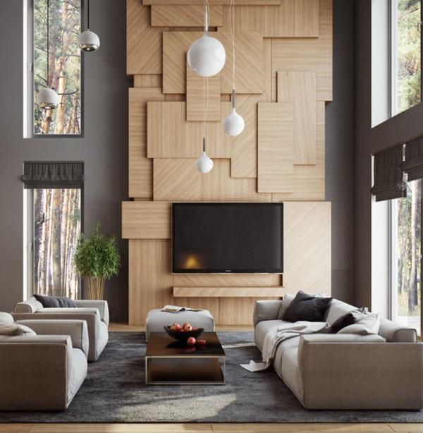 50 Inspirational TV Wall Ideas | Art and Design