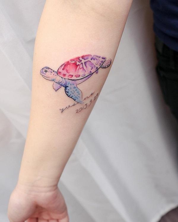 40 Sea Turtle Tattoo Designs Drawings Illustrations RoyaltyFree Vector  Graphics  Clip Art  iStock