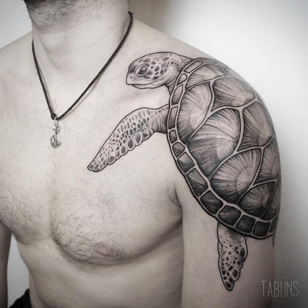 Turtle Tattoos for Men  Sea turtle tattoo Turtle tattoo Turtle tattoo  designs