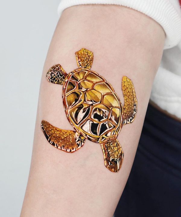 26 Amazing Sea Turtle Tattoo Designs  Tattoo Joker