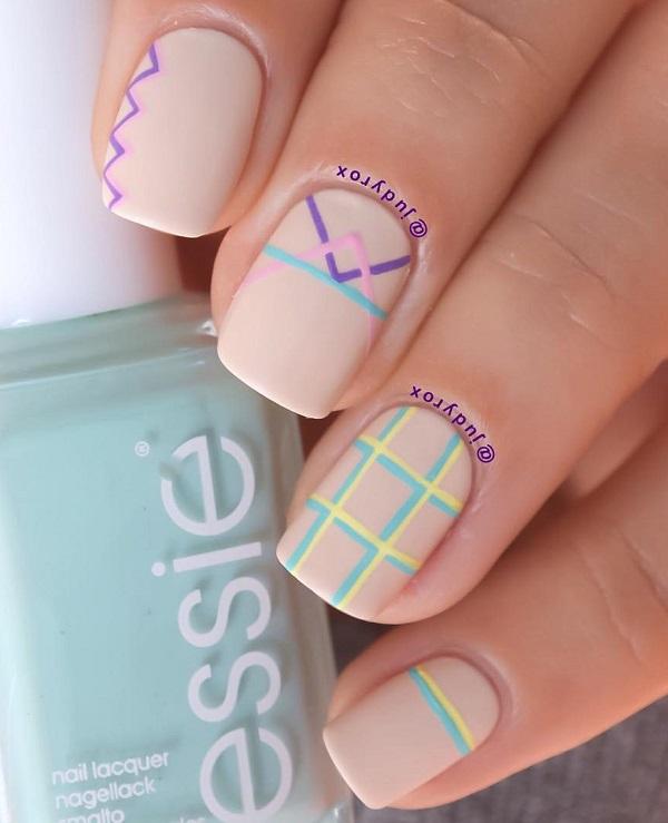 55 Stripes Nail Art Ideas Cuded