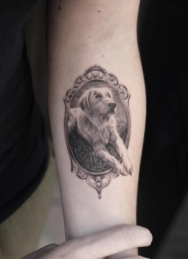 40 Cute Dog Tattoo Ideas Art And Design