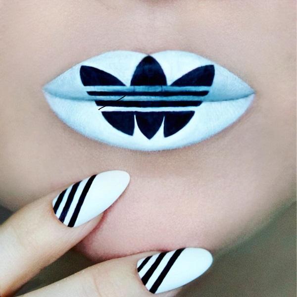 Matching nails and lipstick