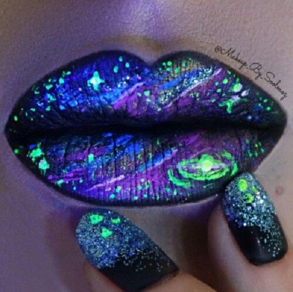 Matching nails and lipstick