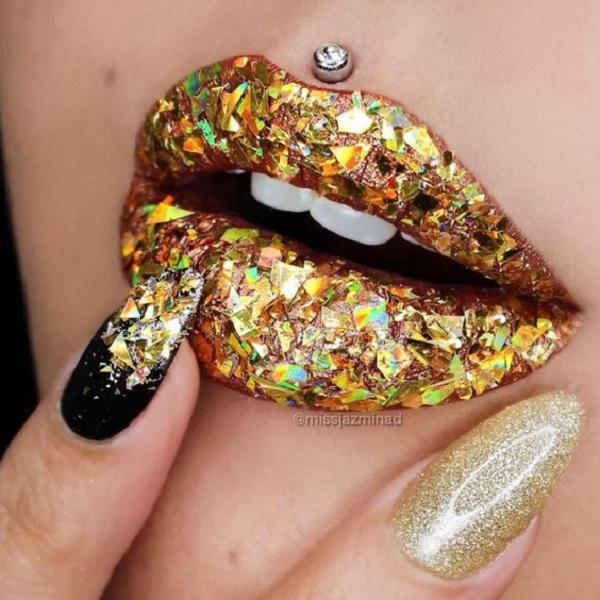 Matching nails and lipstick