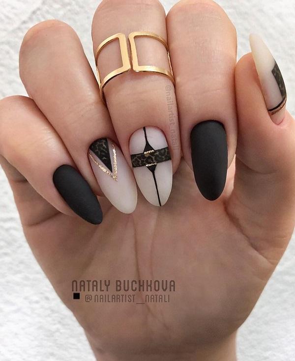 40 Geometric Nail Art Ideas | Art and Design