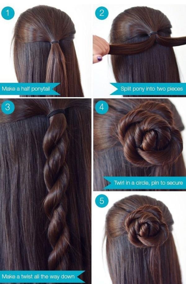 3 Half Up, Half Down Hairstyles You Can DIY All Wedding Season Long - Brit  + Co