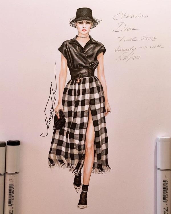 Fashion Illustrations by Natalia Zorin Liu | Art and Design