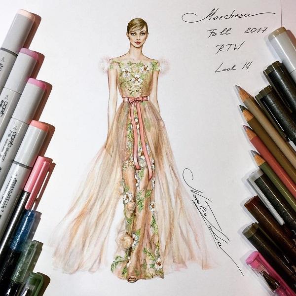 Fashion Illustrations by Natalia Zorin Liu | Art and Design