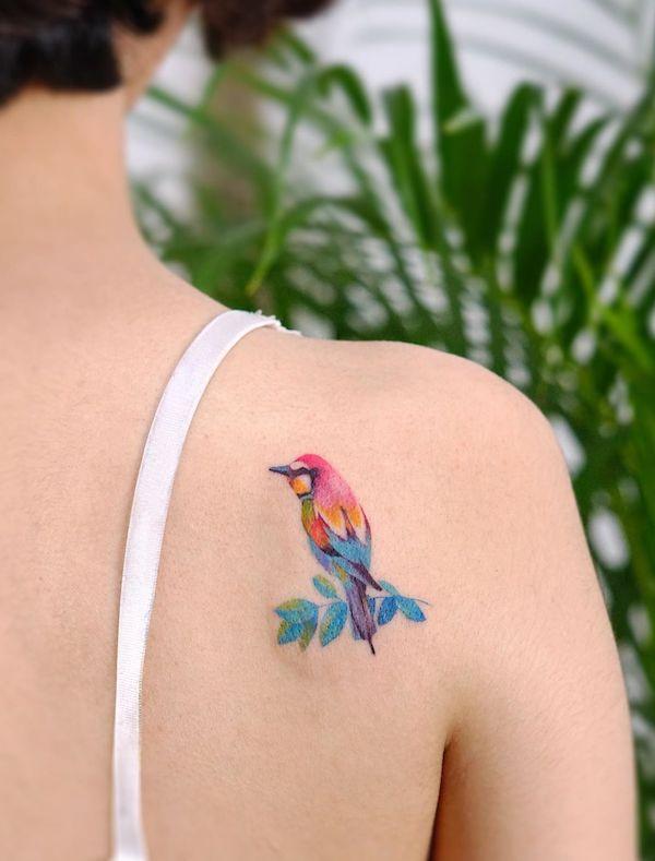 30 Adorable Parrot Tattoo Designs You will Love | Art and Design