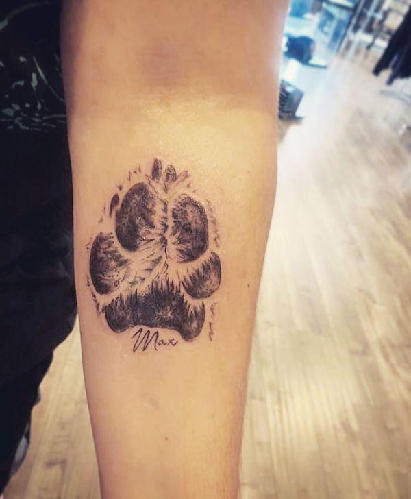 35 Cute Paw Print Tattoos for Your Inspiration Art and Design