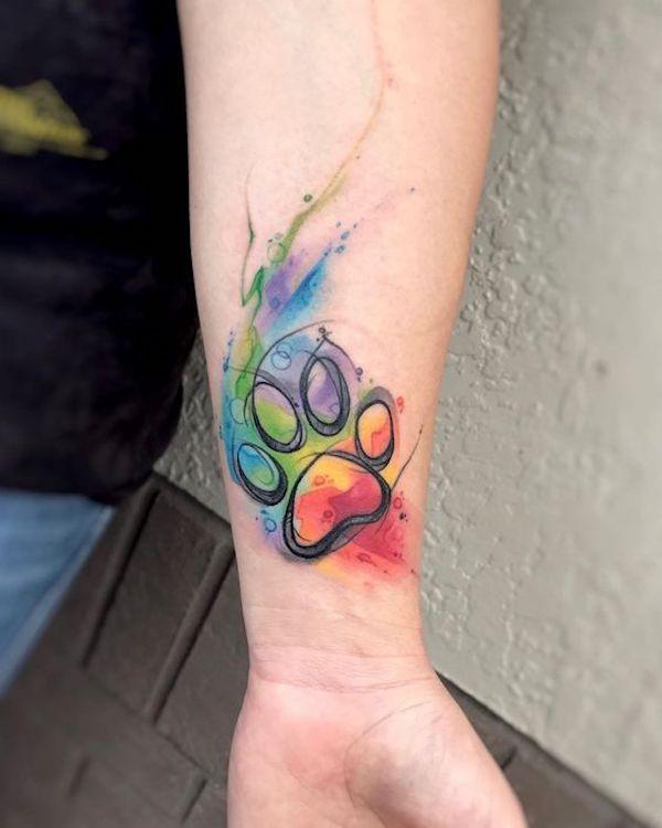 35 Cute Paw Print Tattoos for Your Inspiration | Art and ...